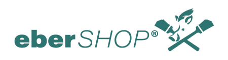 eberSHOP-Logo in opalgrün
